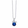 Collier Prima rond 3 - Saphir