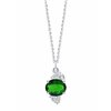 Prima oval 2 necklace - Emerald