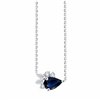 Collier Prima poire - Saphir