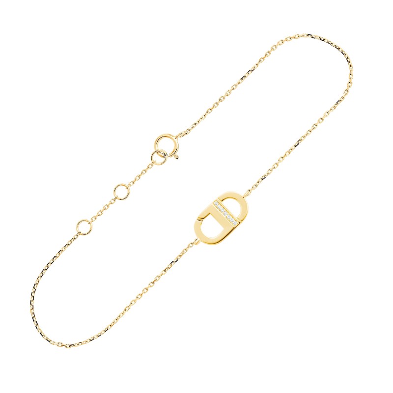 Bracelet MD-32 petit modèle barre diamant
