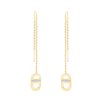 Boucles d'oreilles pendantes MD 32 petit modèle barre diamants