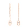 Boucles d'oreilles pendantes MD 32 petit modèle barre diamants