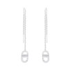 Boucles d'oreilles pendantes MD 32 petit modèle barre diamants