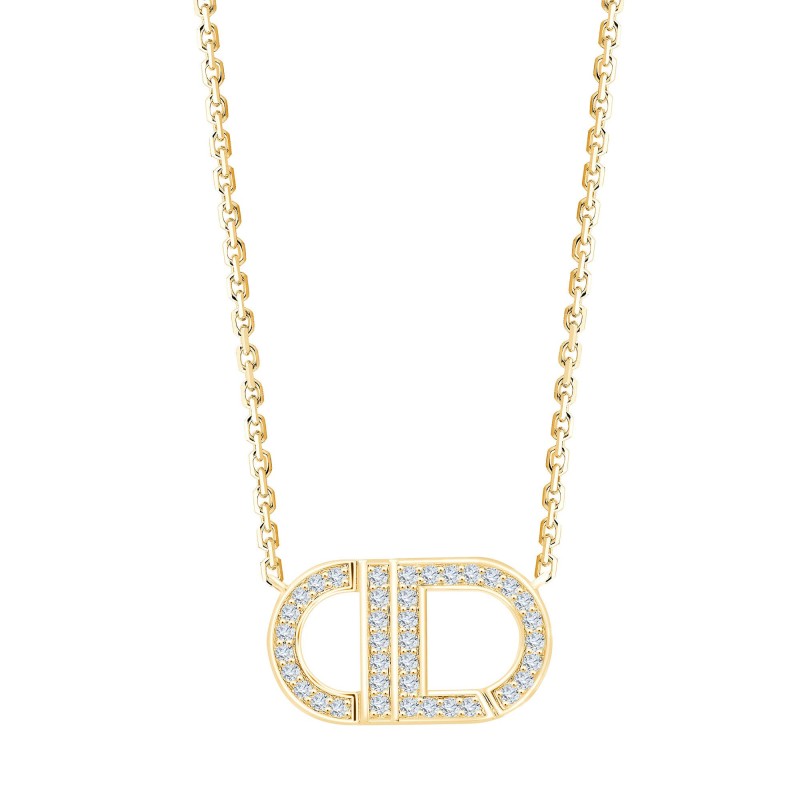 Collier MD-32 grand modèle pavé diamant