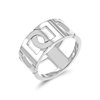 Bague MD-32 grand modèle tout or