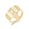 Bague MD-32 grand modèle tout or