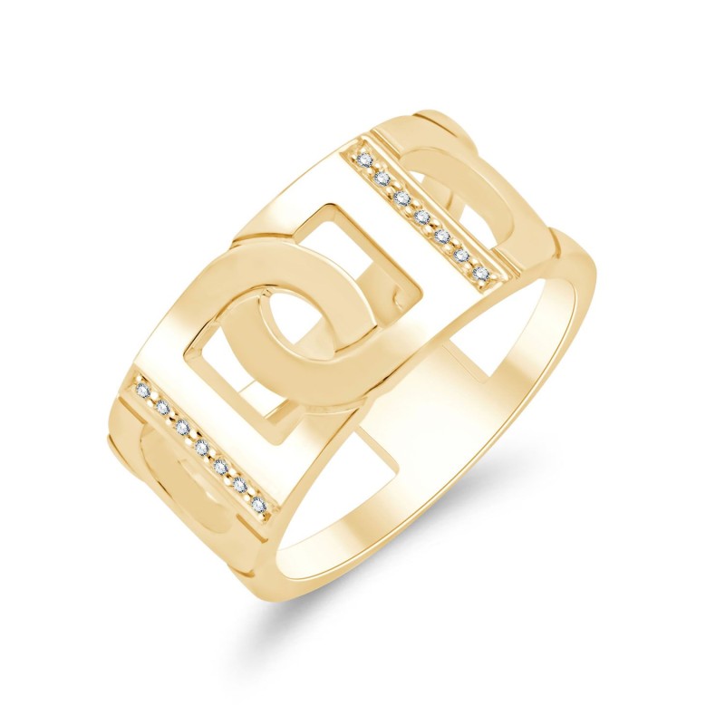 Bague MD-32 grand modèle barre diamant