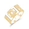 Bague MD-32 grand modèle barre diamant