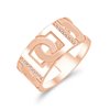 Bague MD-32 grand modèle barre diamant