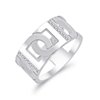 Bague MD-32 grand modèle barre diamant