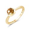 LITTLE KALISTA CHAMPAGNE QUARTZ RING