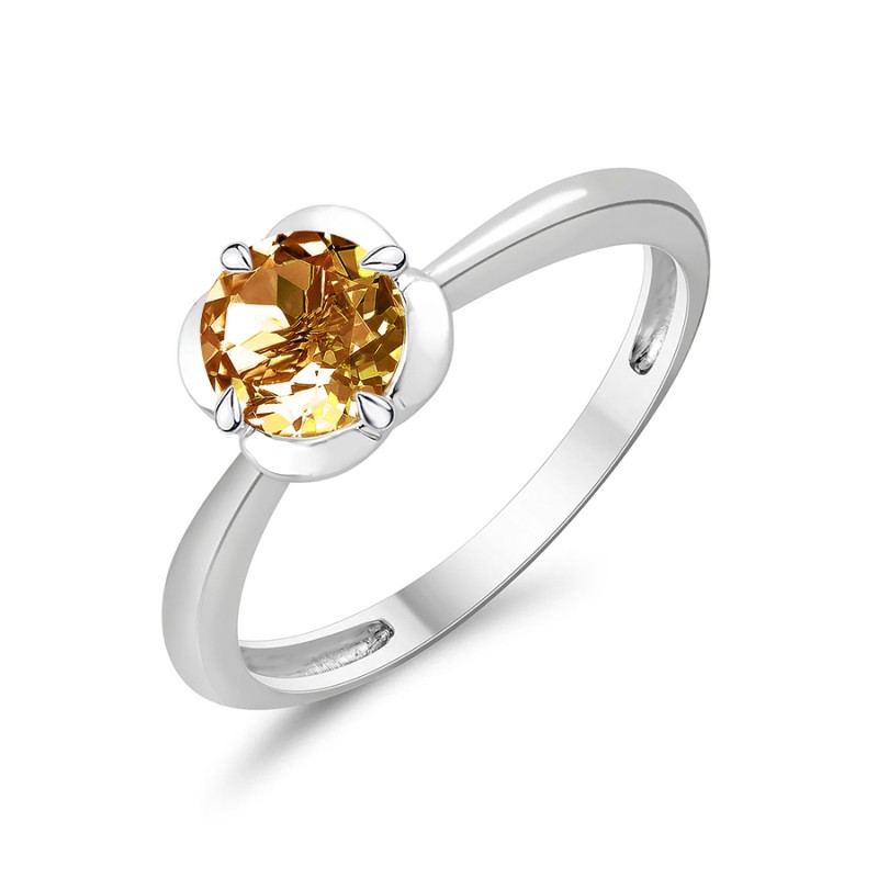 LITTLE KALISTA CHAMPAGNE QUARTZ RING