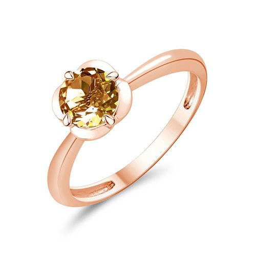 LITTLE KALISTA CHAMPAGNE QUARTZ RING