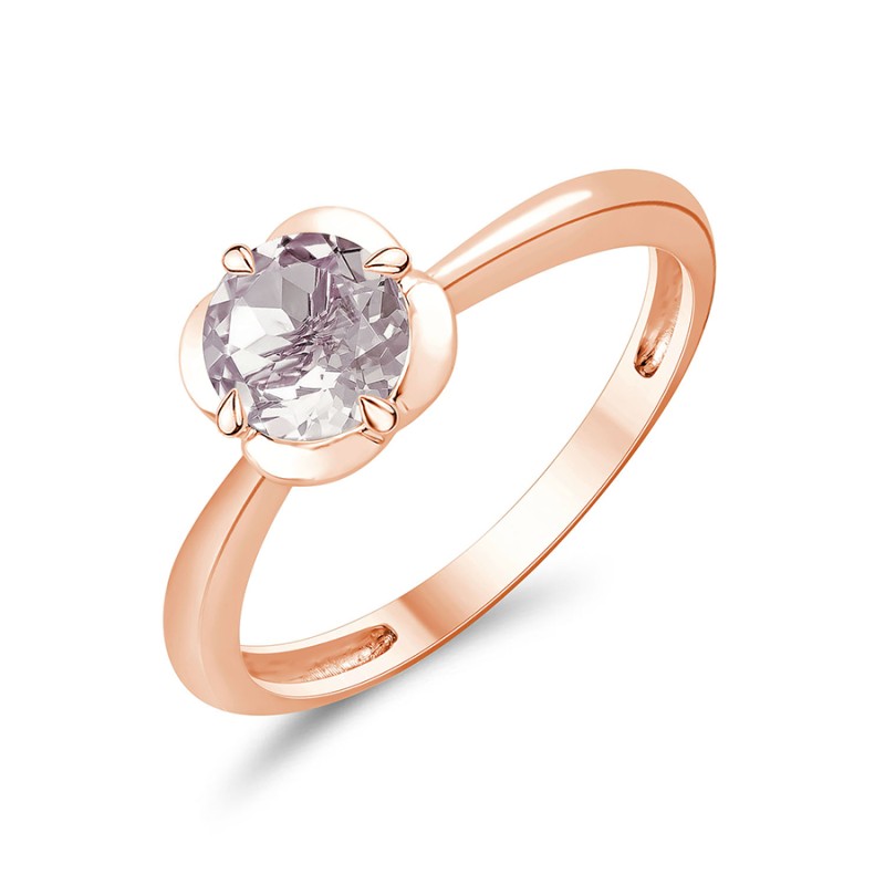 LITTLE KALISTA ROSE QUARTZ RING