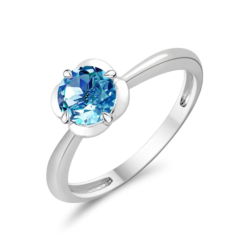 LITTLE KALISTA SWISS BLUE TOPAZ RING