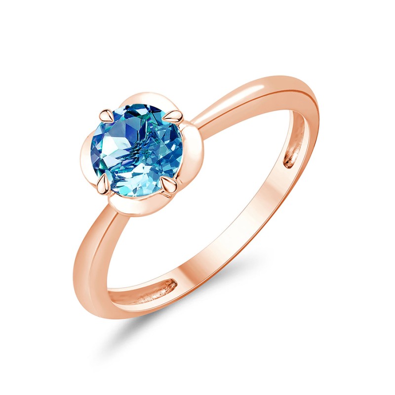 LITTLE KALISTA SWISS BLUE TOPAZ RING
