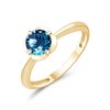 BAGUE LITTLE KALISTA TOPAZE BLUE LONDON
