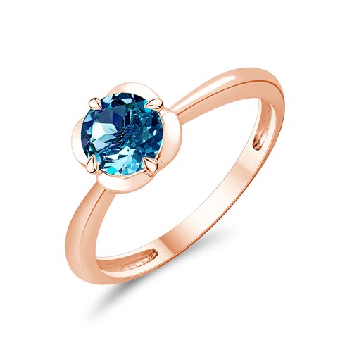 BAGUE LITTLE KALISTA TOPAZE BLUE LONDON