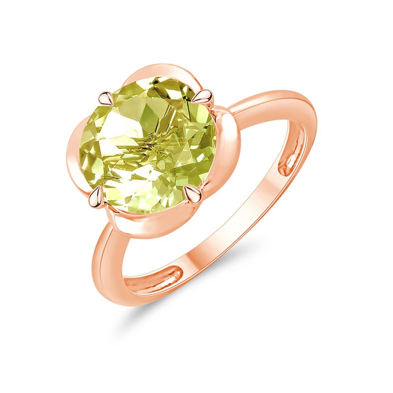 KALISTA LEMON QUARTZ RING