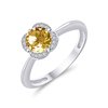 LITTLE KALISTA CITRINE AND DIAMOND RING