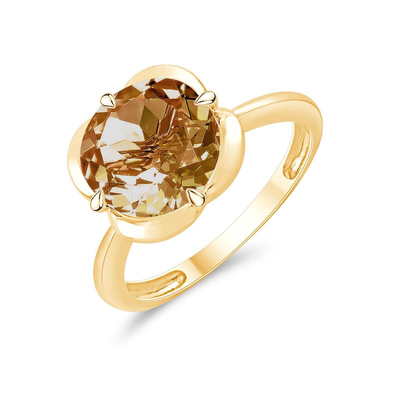 KALISTA CHAMPAGNE QUARTZ RING