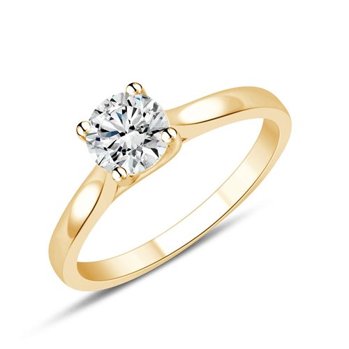 Bague solitaire 4 griffes – 0