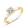 Bague solitaire 4 griffes – 0