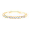 DEMI ALLIANCE EVIDENCE 4 GRIFFES 9 DIAMANTS 0.12 CT