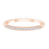 DEMI ALLIANCE EVIDENCE 4 GRIFFES 13 DIAMANTS 0.12 CT