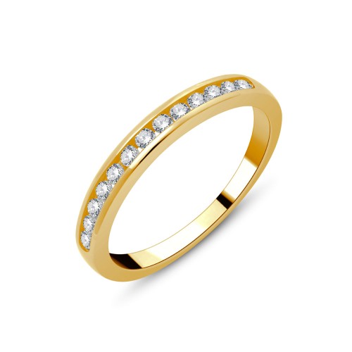 ALLIANCE ÉVIDENCE SERTI RAIL 13 DIAMANTS 0.25 CT