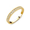 ALLIANCE ÉVIDENCE SERTI RAIL 13 DIAMANTS 0.25 CT