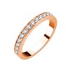 DEMI ALLIANCE EVIDENCE RAIL GRIFFE 13 DIAMANTS 0.25 CT
