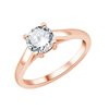 Solitaire Alicia diamant de 0.10 à 1.00 carat