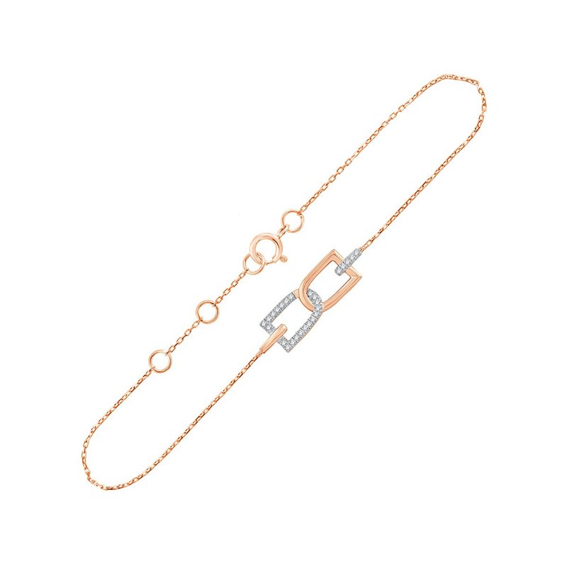 Bracelet diamant en or 18 carats