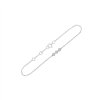 Bracelet toi et moi diamant en or 18 carats