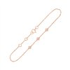 Bracelet toi et moi diamant en or 18 carats