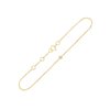 Bracelet serti clos diamant en or 18 carats