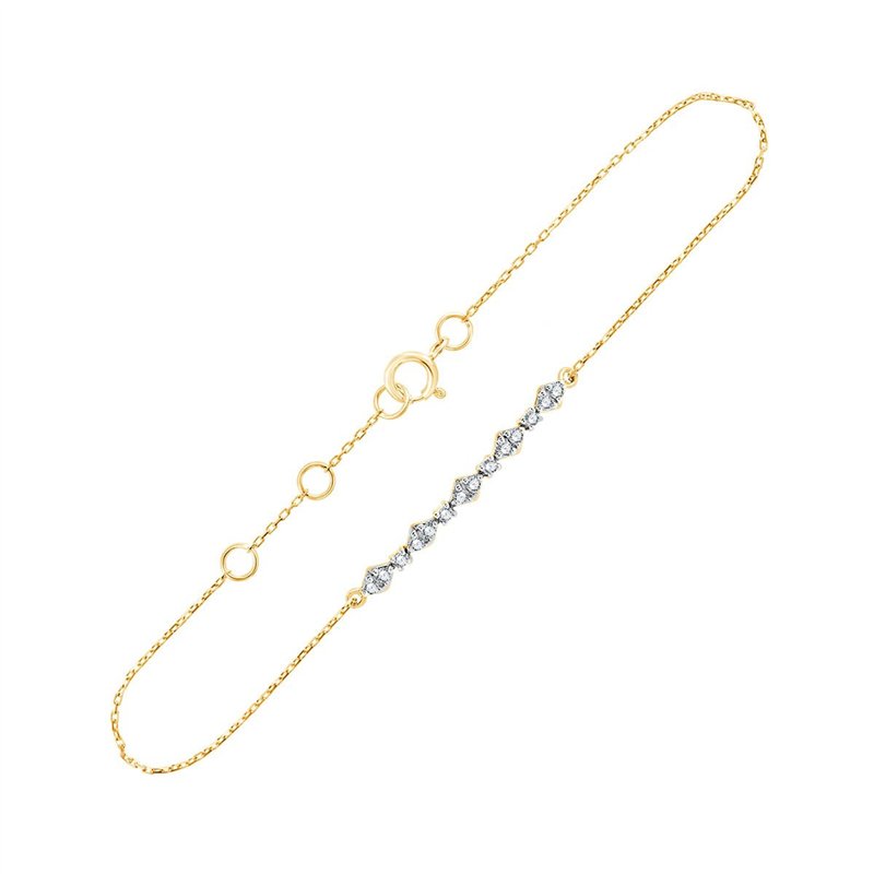 Bracelet diamant en or 18 carats