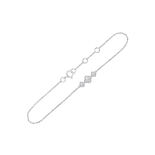 Bracelet toi et moi diamant en or 18 carats
