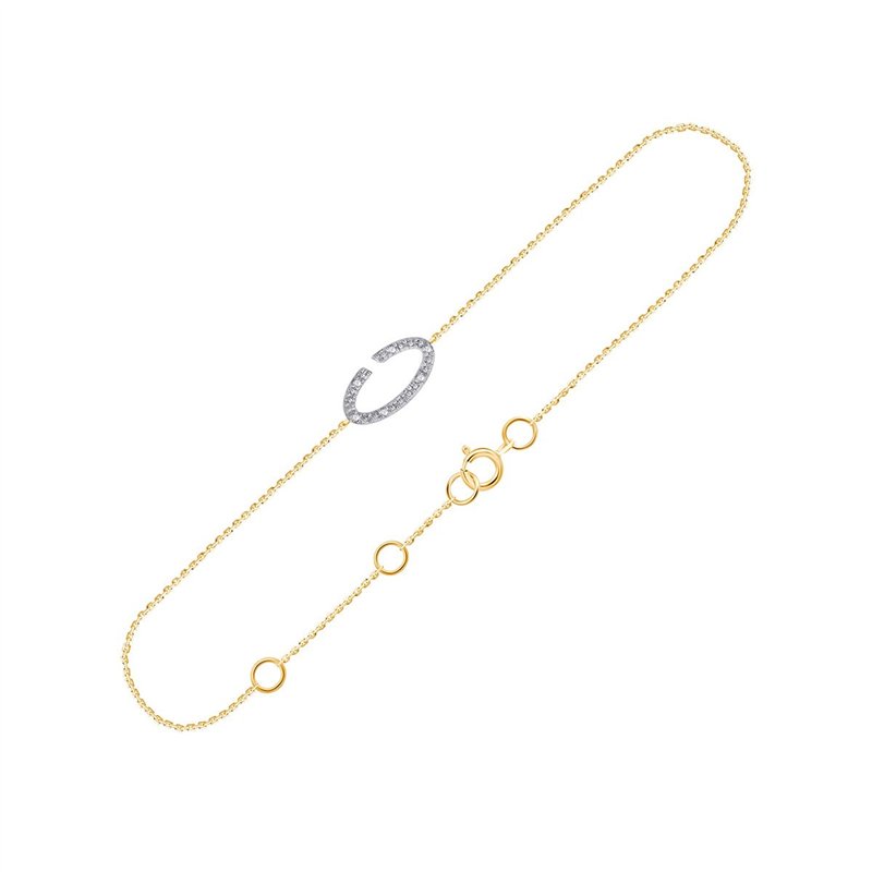 Bracelet diamant en or 18 carats