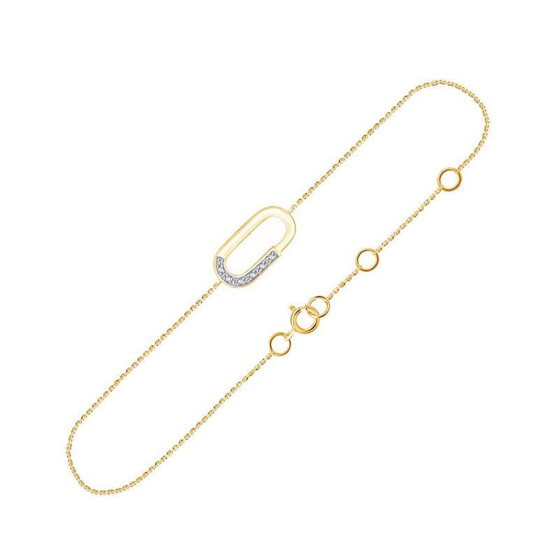 Bracelet diamant en or 18 carats