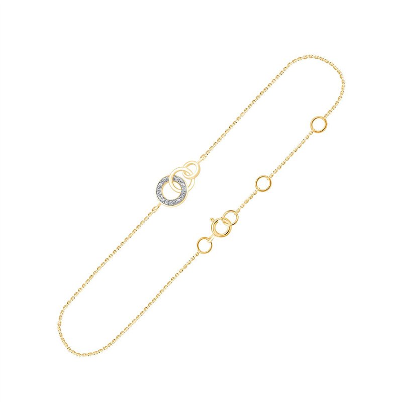 Bracelet diamant en or 18 carats