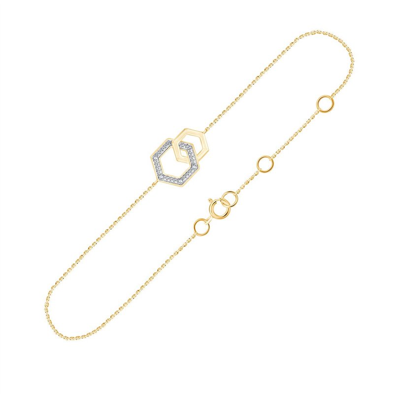Bracelet diamant en or 18 carats