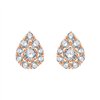 Boucles d'oreilles toi et moi diamant en or 18 carats