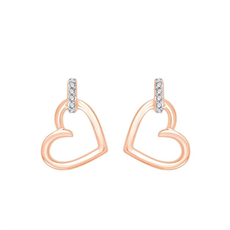 Boucles d'oreilles toi et moi diamant en or 18 carats