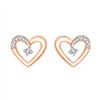 Boucles d'oreilles diamant en or 18 carats