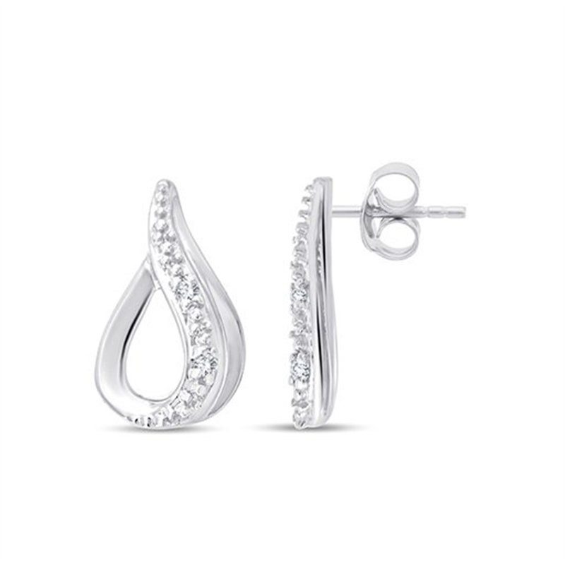 Boucles d'oreilles diamant en or 18 carats