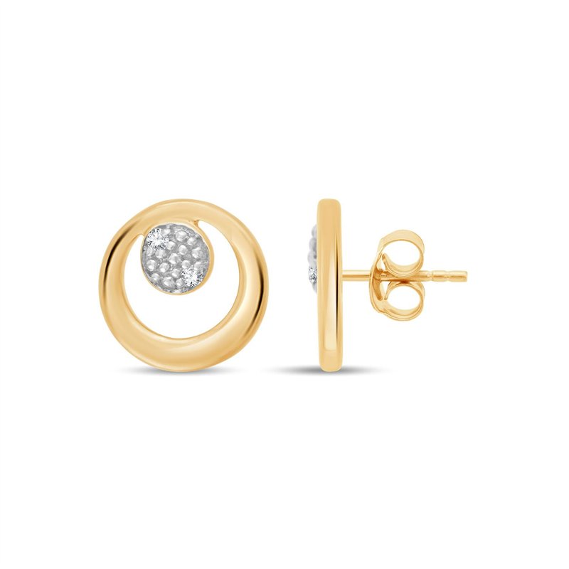 Boucles d'oreilles diamant en or 18 carats