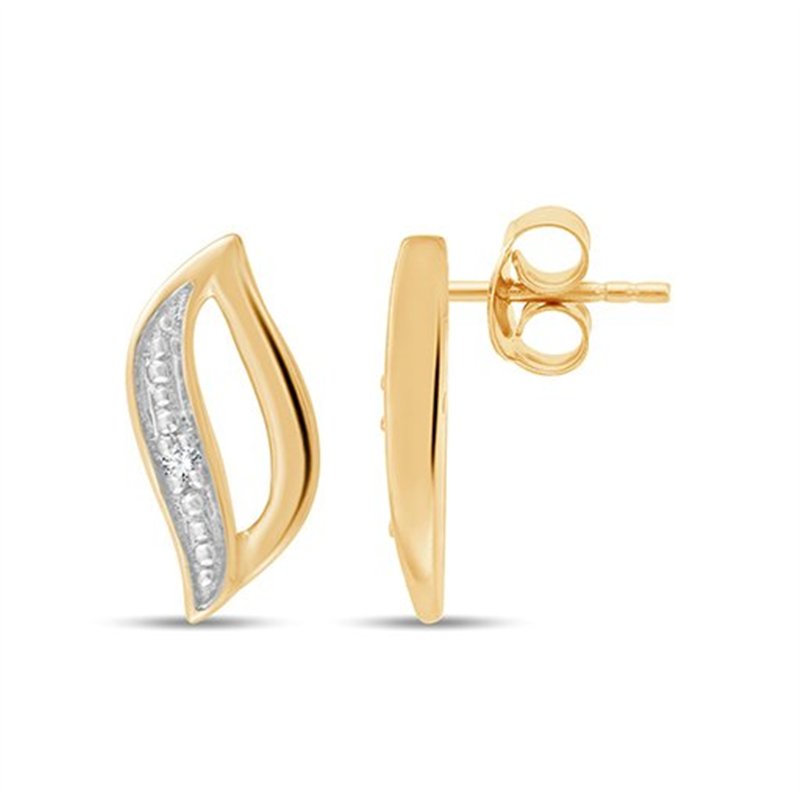 Boucles d'oreilles diamant en or 18 carats