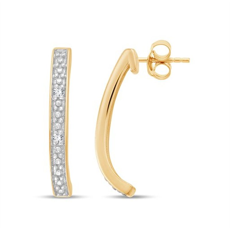 Boucles d'oreilles diamant en or 18 carats